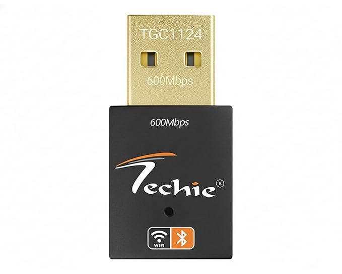 Techie USB Wi-Fi Adapter 600Mbps with Bluetooth 4.2 Dual Band USB 2.0 - Image 3