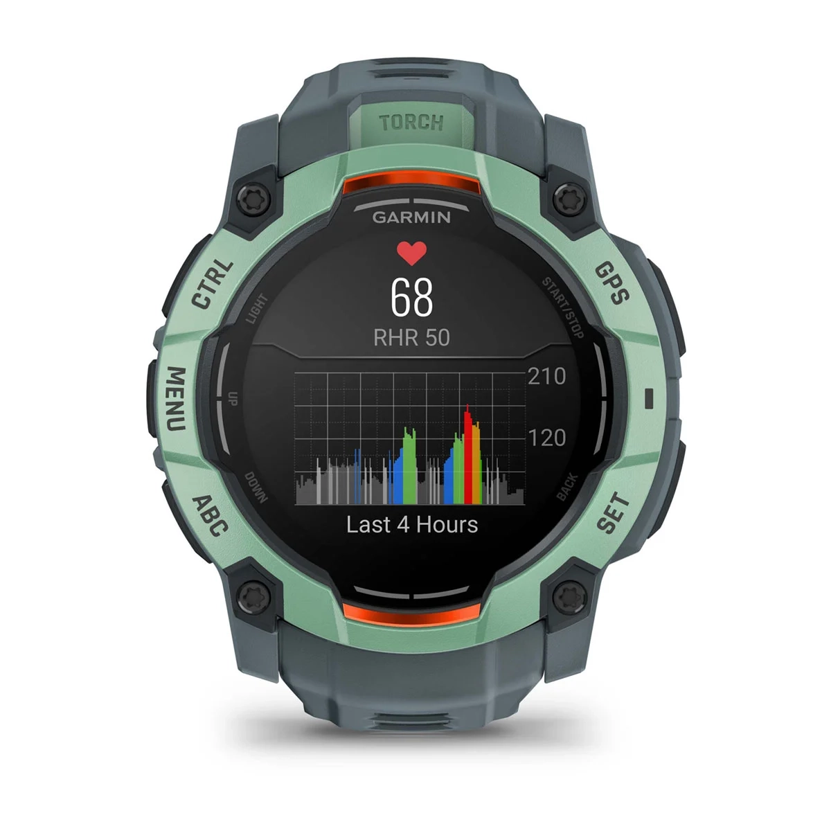 Garmin Instinct 3 50mm-AMOLED-Neotropic Bezel with Twilight Band - Image 3