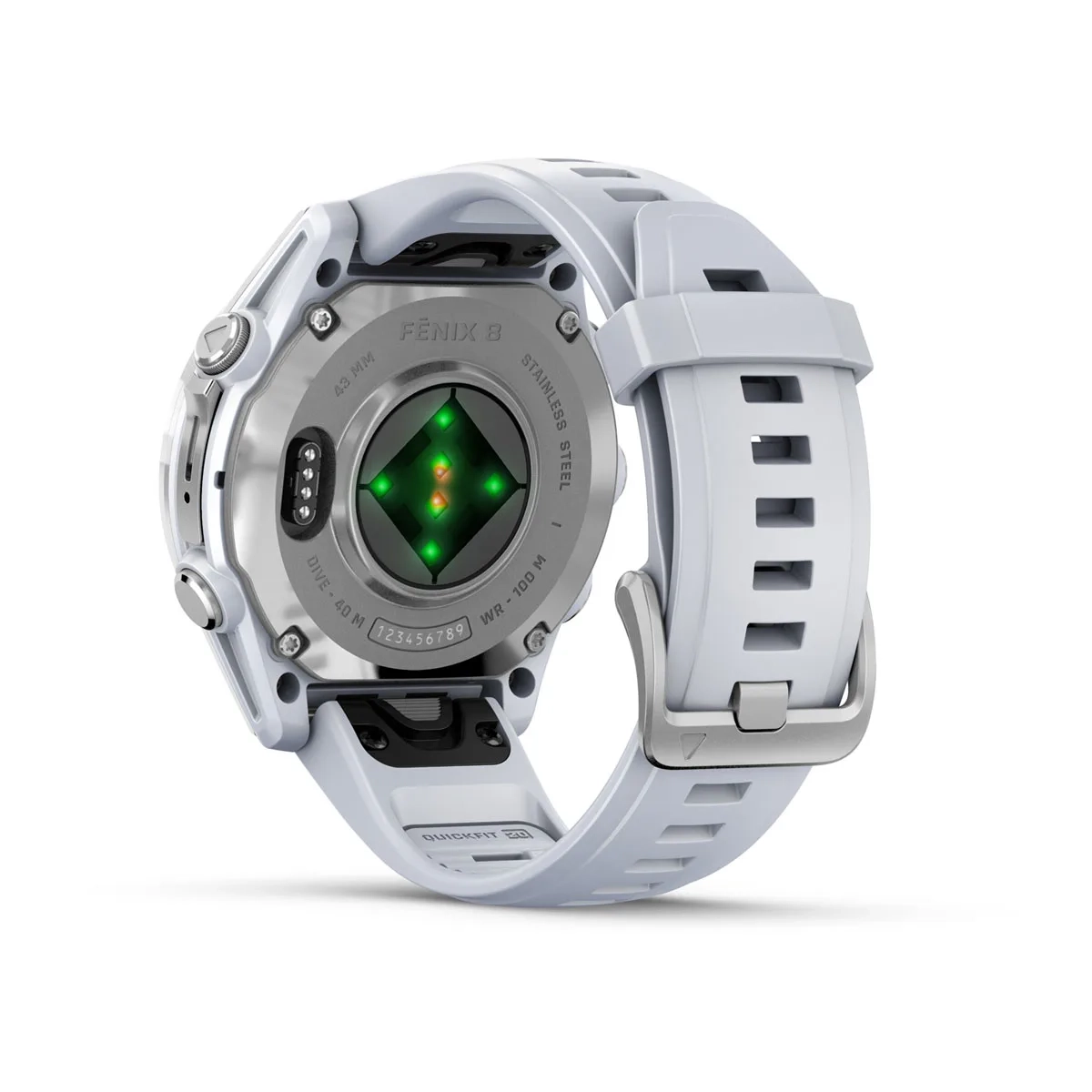 Garmin Fenix 8 43Mm-Amoled Glass Baress/Whitestone-Whitestone Band - Image 12