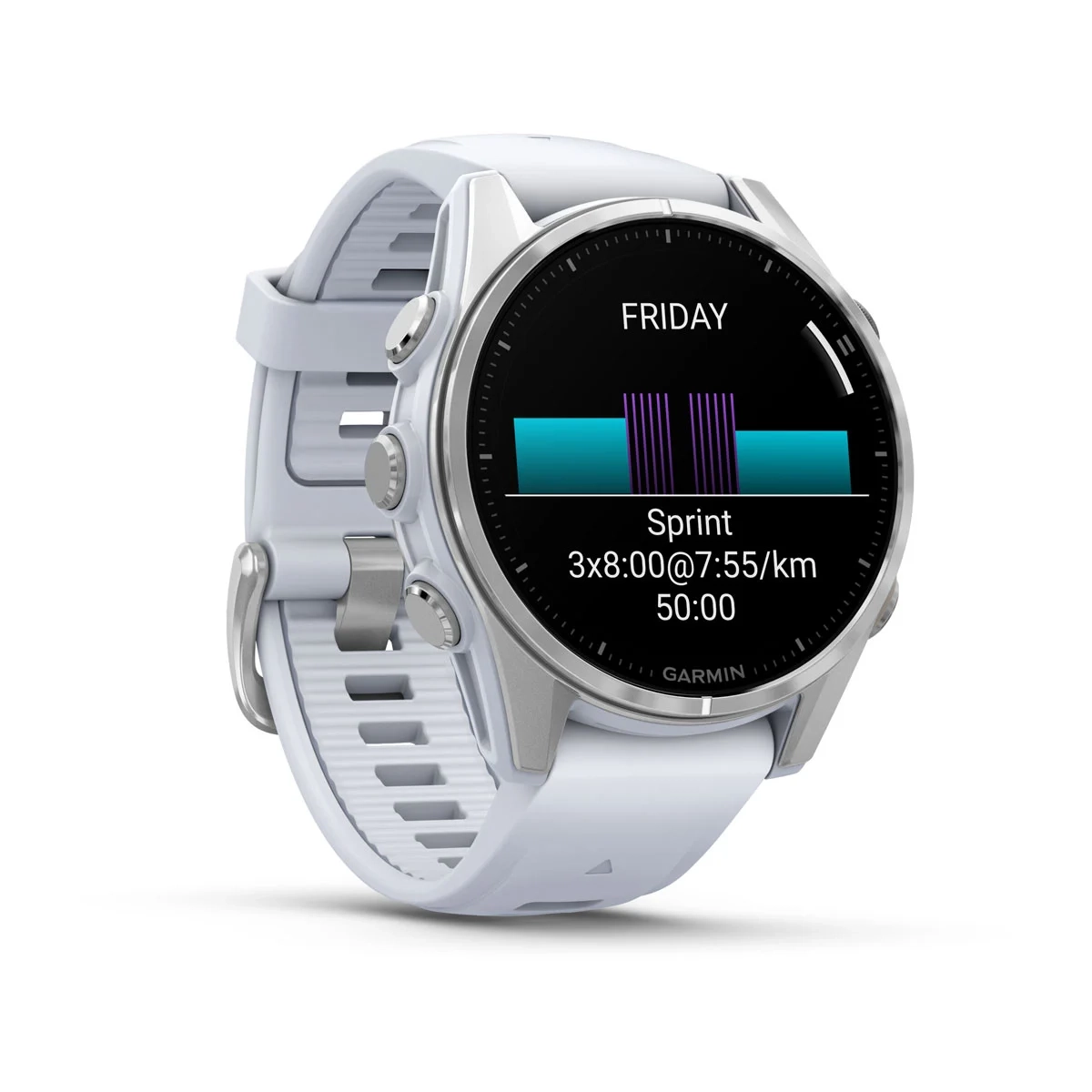 Garmin Fenix 8 43Mm-Amoled Glass Baress/Whitestone-Whitestone Band - Image 3