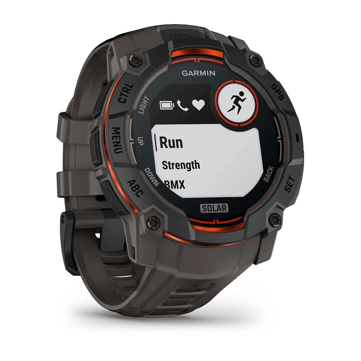 Garmin Instinct 3 50mm-Solar-Black Bezel with Charcoal Band - Image 4