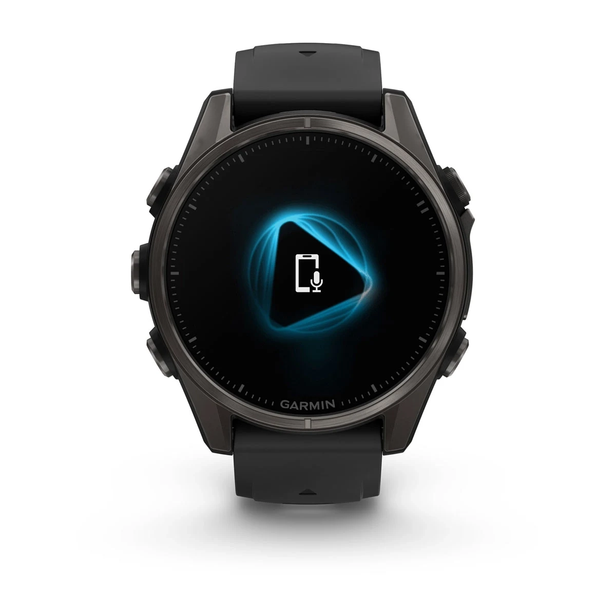 Garmin Fenix 8 43Mm-Amoled Saph Carbon Grey Ti/Black-Blk/Pebblgrybnd - Image 4