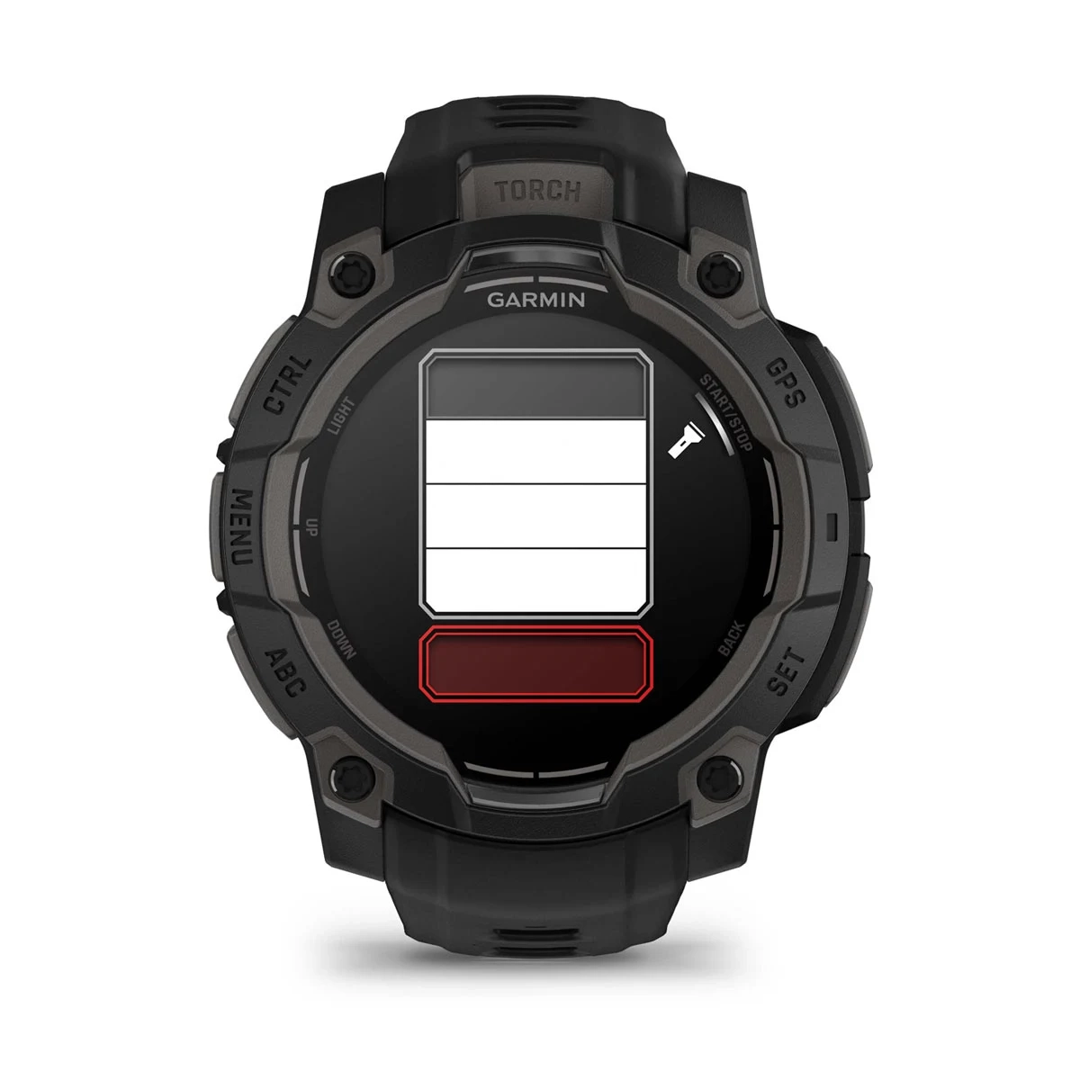 Garmin Instinct 3 45mm-AMOLED-Black Bezel with Black Band - Image 4