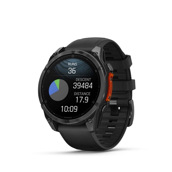 Garmin Fenix 8 47Mm-Slate Gray With Black Silicone Band Eu - Image 2