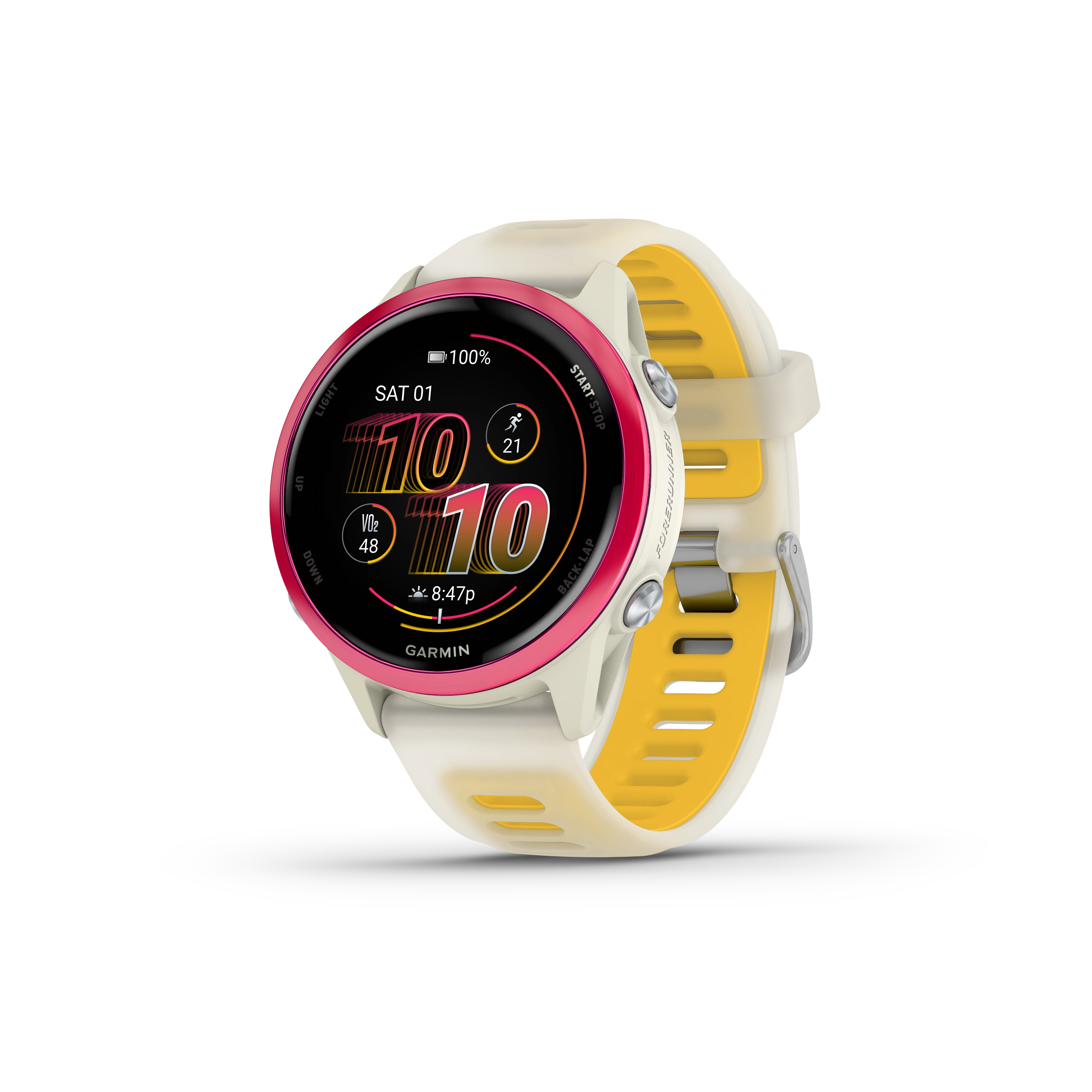 Forerunner 570 42MM-Bone /Raspberry/Mango Forerunner 570 42MM-Bone /Raspberry/Mango - Image 1