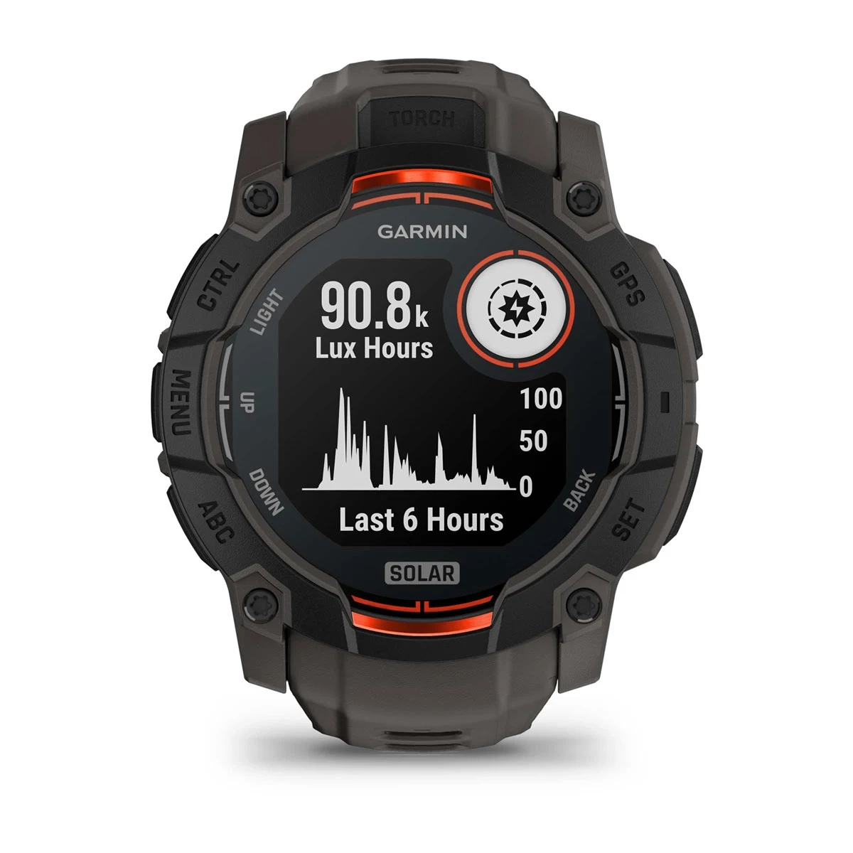 Garmin Instinct 3 50mm-Solar-Black Bezel with Charcoal Band - Image 5
