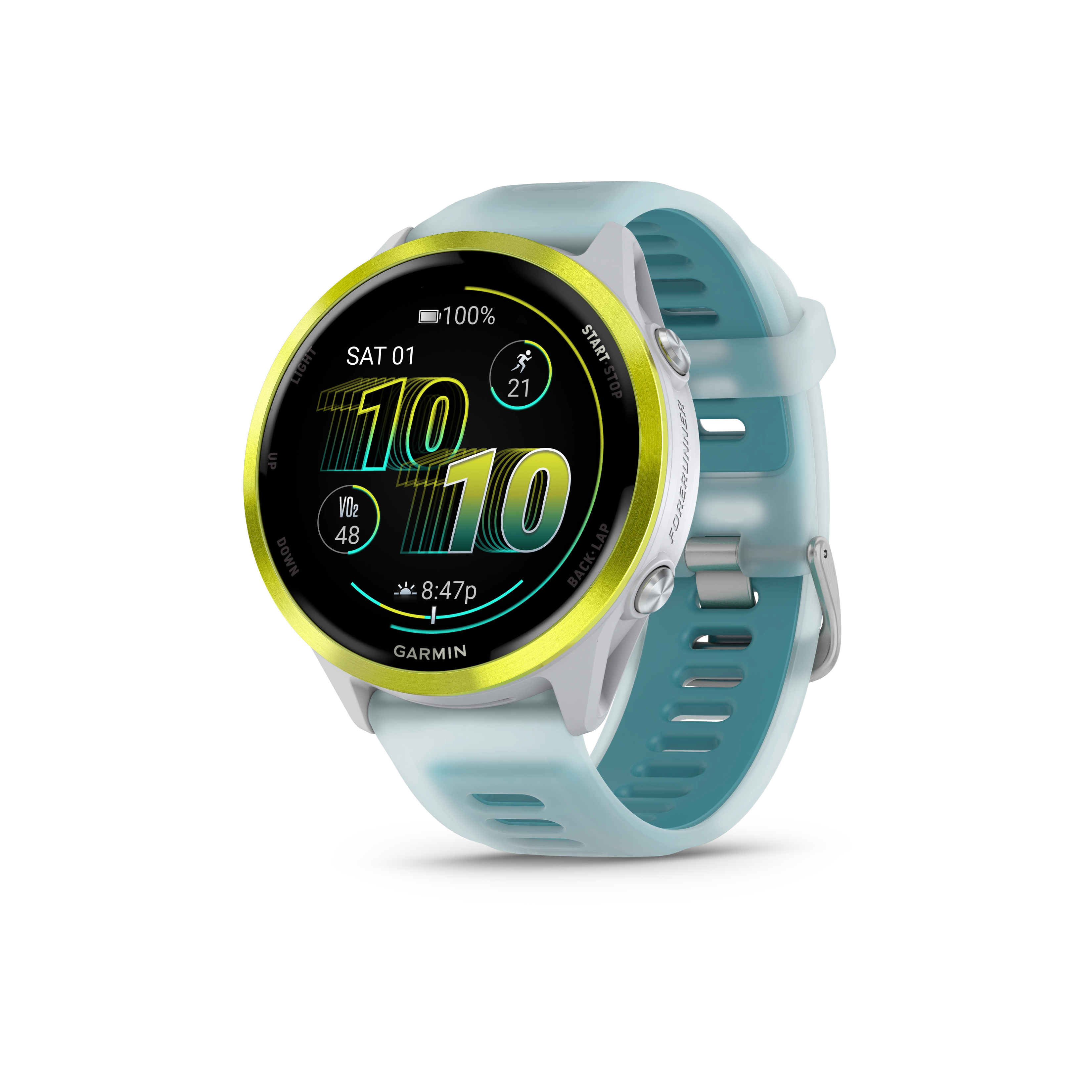 Forerunner 570 47MM -Whitestone/Amp Yellow Forerunner 570 47MM -Whitestone/Amp Yellow - Image 1
