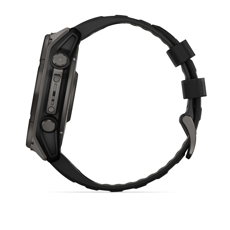 Garmin Fenix 8 51Mm-Amoled Sapphire Titanium With Spark
Orange/Graphite Silicone Band - Image 6